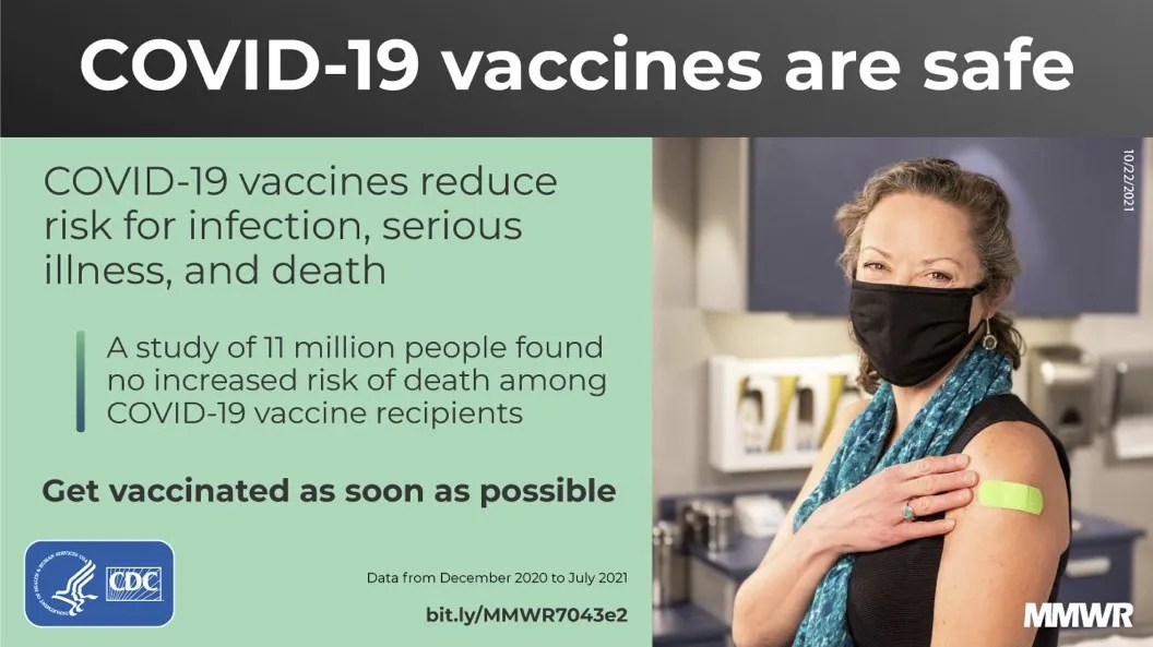 COVID-19 vaccines reduce risk for infection, serious illness and death
